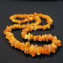 Vintage raw amber necklace